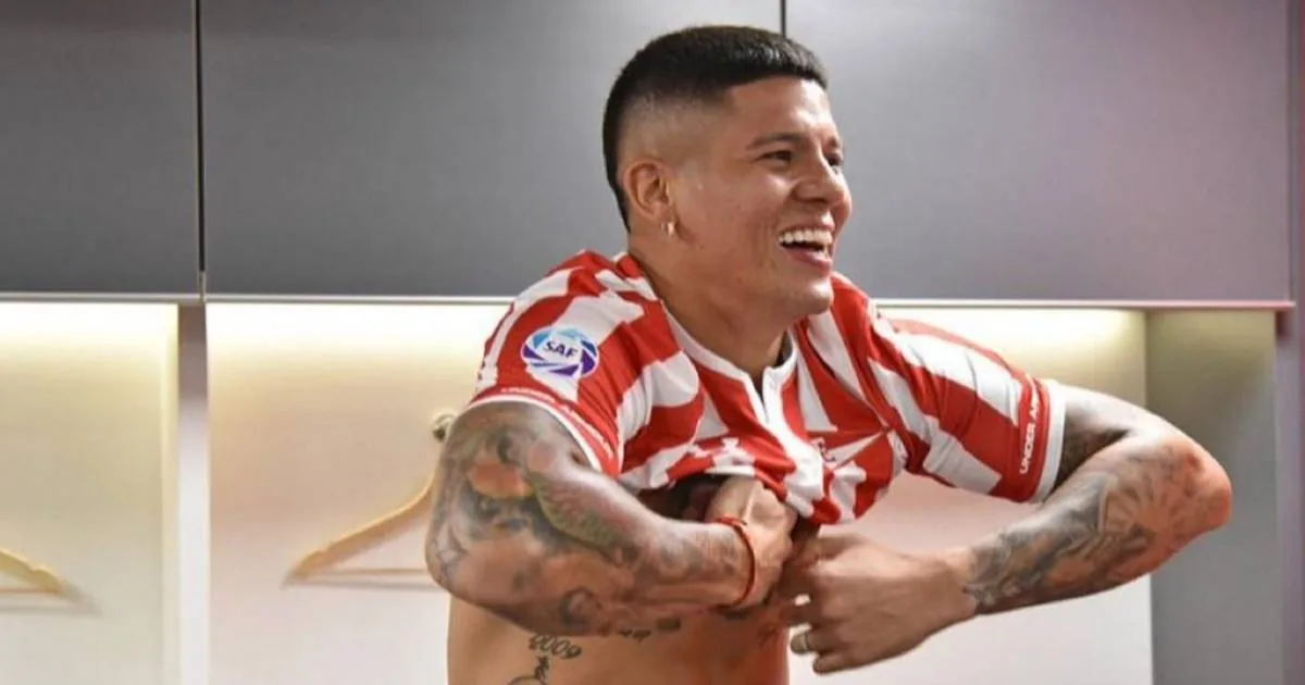 Marcos Rojo fue habilitado por la AFA y podrá jugar en Estudiantes