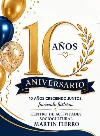 ANIVERSARIO COMUNITARIO | Una década de arraigo: el Centro Martín Fierro festeja diez años en City Bell